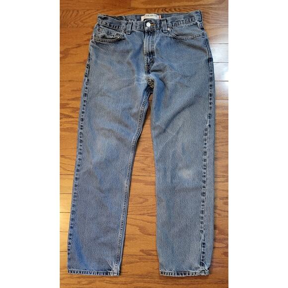 Levi's Jeans Men 34x31 Blue Denim 505 Regular Fit Straight Leg Medium Wash - Picture 14 of 16